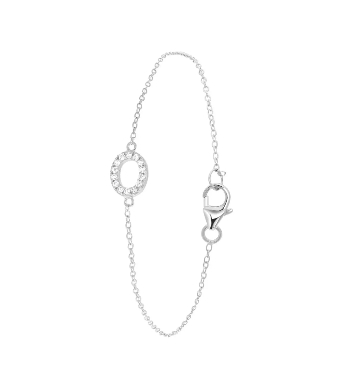 Lucardi Armband Zilver 18 cm - Zilverkleurig silver Clearance