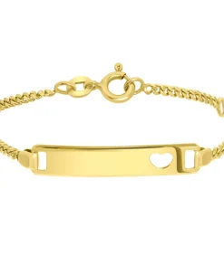 Lucardi Armband Zilver goudkleurig gold Hot