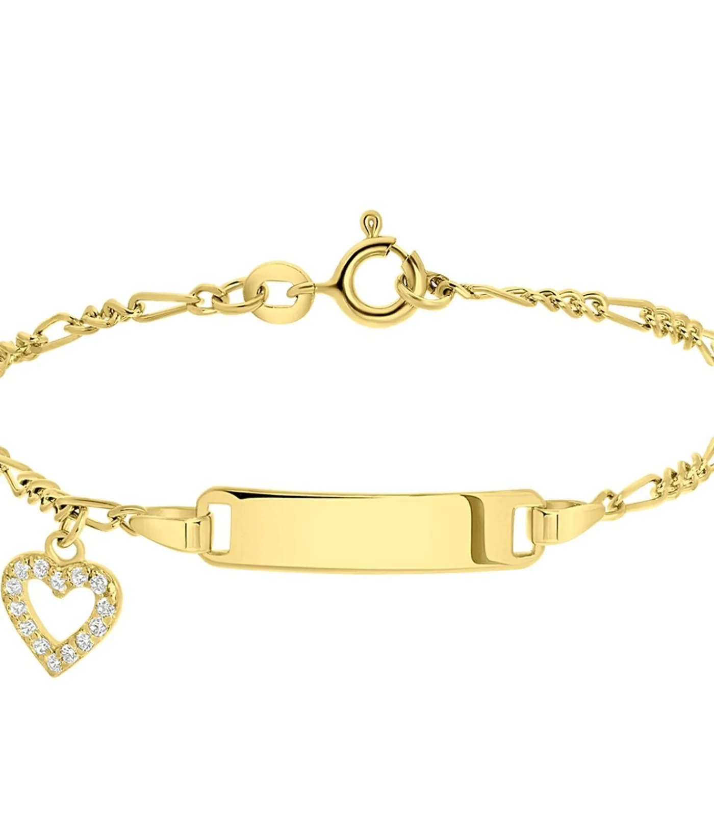 Lucardi Armband Zilver goudkleurig gold Hot