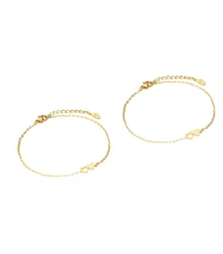 My Jewellery Armbanden set twee hartjes Best