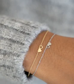 My Jewellery Armbanden set twee hartjes Best