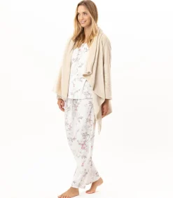 LE CHAT Asymmetrische jas van flanellen pluche ESSENTIEL 179 beige Sale