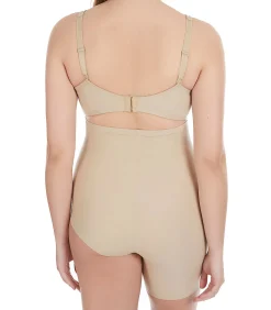 SELMARK Asymmetrische omkeerbare hoog uitgesneden panty Curves beige Discount