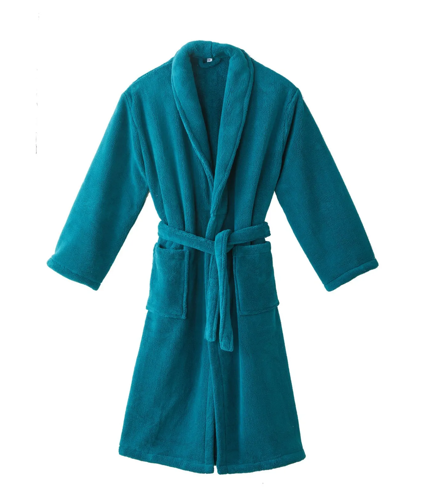 Blanc des Vosges ATHENA Bleu paon - Badjas unisex microvezel darkBlue Sale