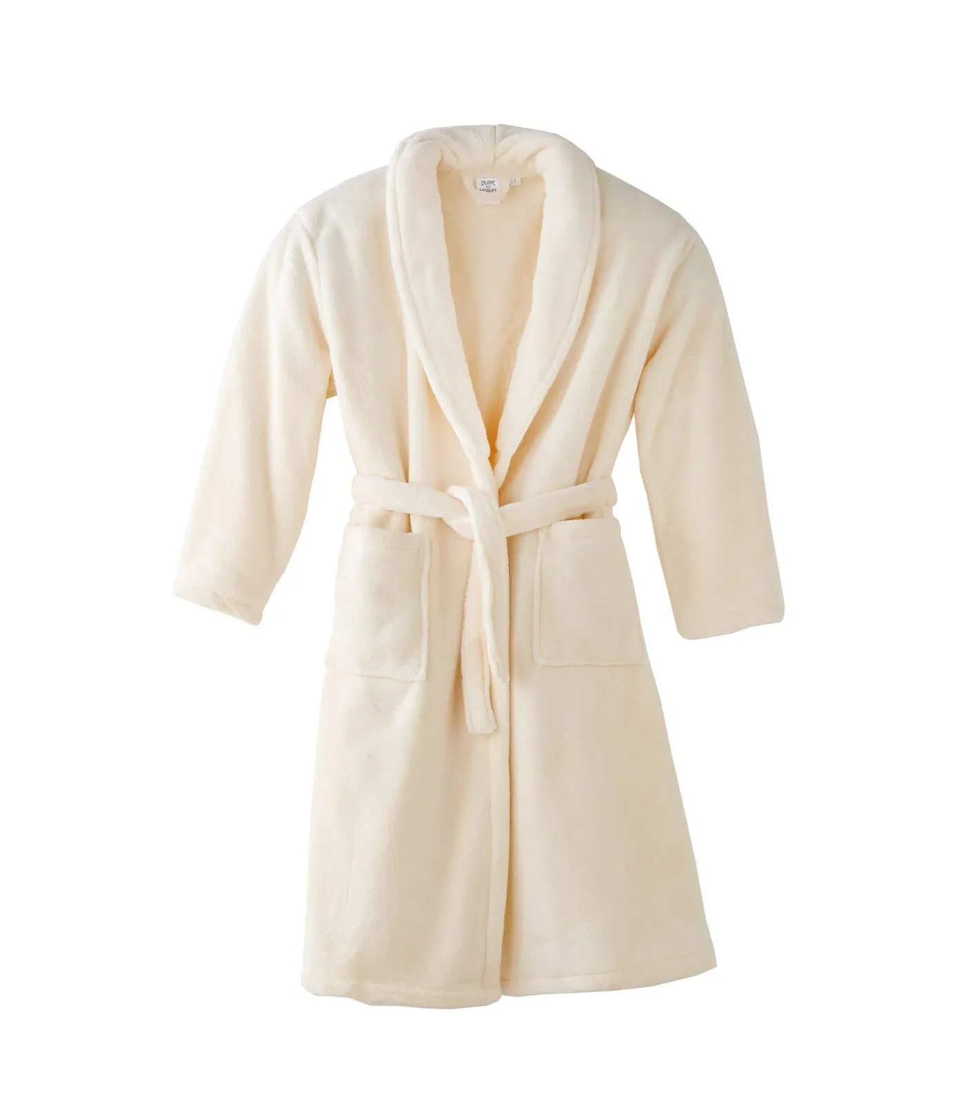 Blanc des Vosges ATHENA Ivoire - Badjas unisex microvezel lightBeige Sale
