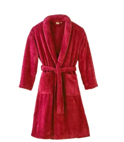 Blanc des Vosges ATHENA Piment- Badjas unisex microvezel darkRed New