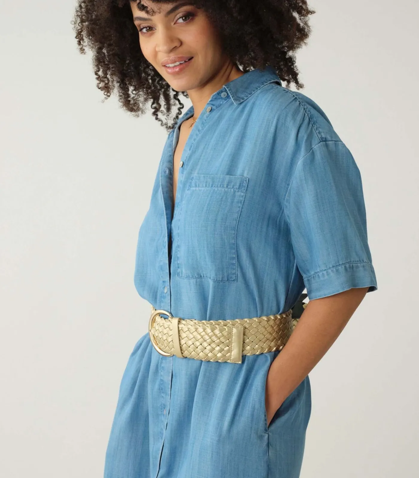 Deeluxe AVELA - Gouden damesriem yellow Best