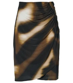 Mart Visser Avery Print Rok Olijfgroen / Multi oliveGreen/multicolor Best