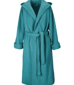 Mood!t Badjas Reese, Artic Blauw - M - Unisex - Katoen/Polyester blue Hot