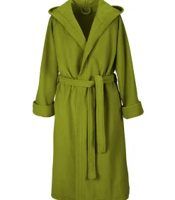 Mood!t Badjas Reese, Cactus groen - S - Unisex - Katoen/Polyester green Online
