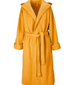 Mood!t Badjas Reese, Sunshine geel - M - Unisex - Katoen/Polyester yellow New