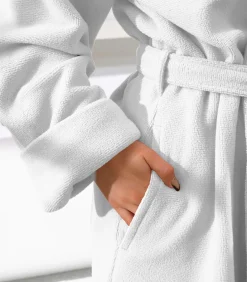 Mood!t Badjas Reese, Wit - S - Unisex - Katoen/Polyester white Best