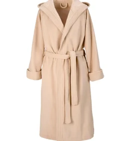Mood!t Badjas Reese, Zand - S - Unisex - Katoen/Polyester beige