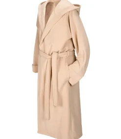 Mood!t Badjas Reese, Zand - S - Unisex - Katoen/Polyester beige