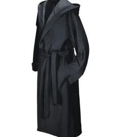 Mood!t Badjas Reese, Zwart - M - Unisex - Katoen/Polyester black Sale