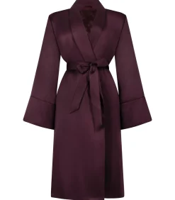 Hunkemöller Badjas Satin Fleece purple Online