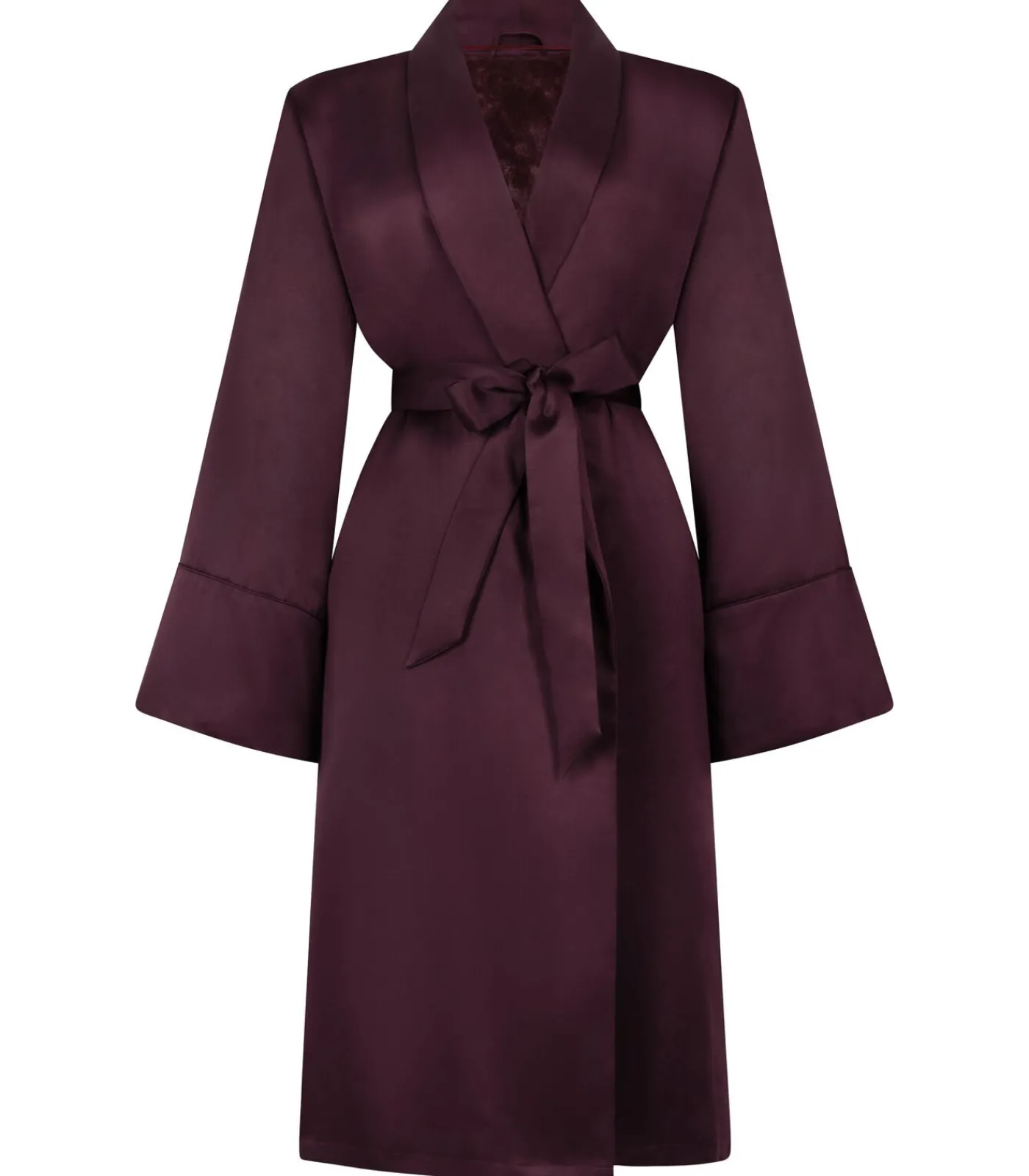 Hunkemöller Badjas Satin Fleece purple Online