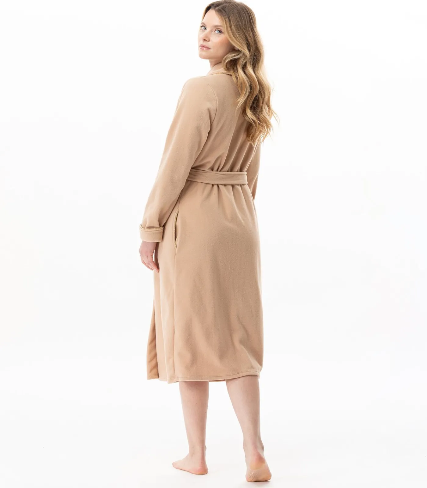 LE CHAT Badjas van micropolar LINETTE 160 brown Sale