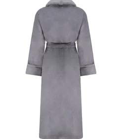 Hunkemöller Badjas van zachte fleece gray Online