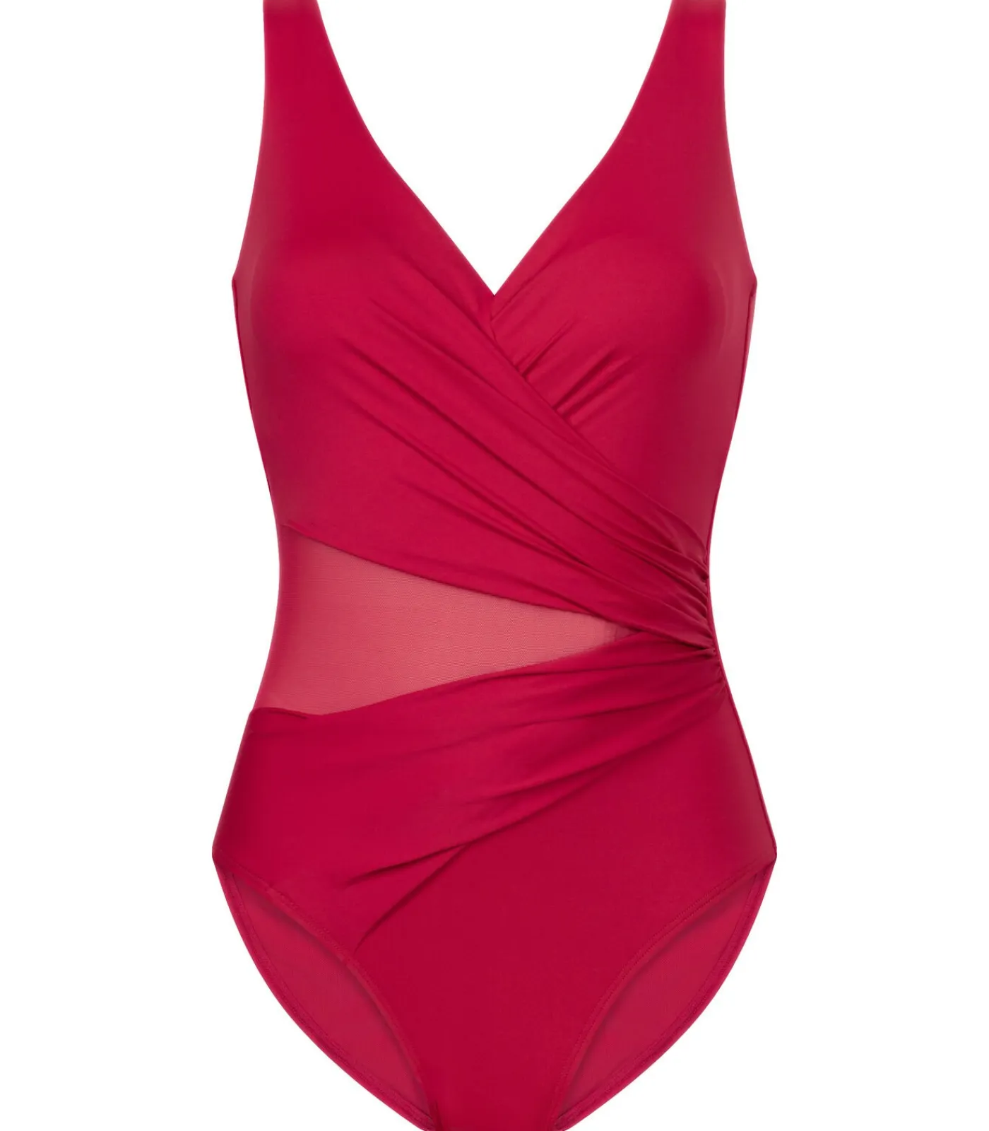 Hunkemöller Badpak Shaping Shell Mesh pink Outlet