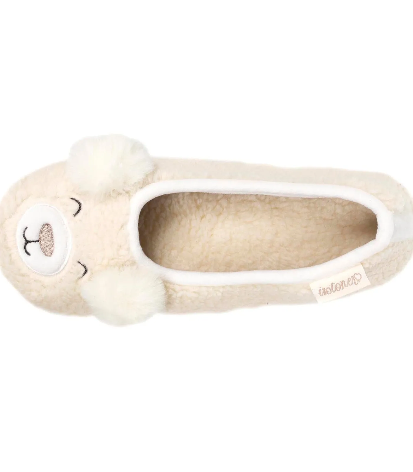 ISOTONER Ballerina damesschoenen 3D Beer ivory Discount