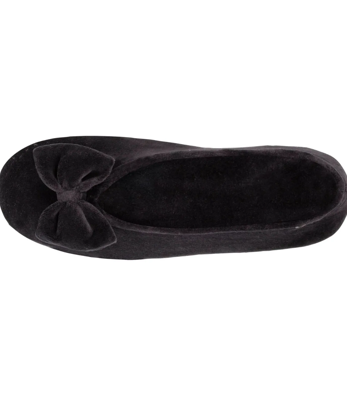 ISOTONER Balletschoentjes Dames Groot Zwart Strik black Outlet