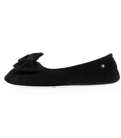 ISOTONER Balletschoentjes Dames Groot Zwart Strik black Outlet
