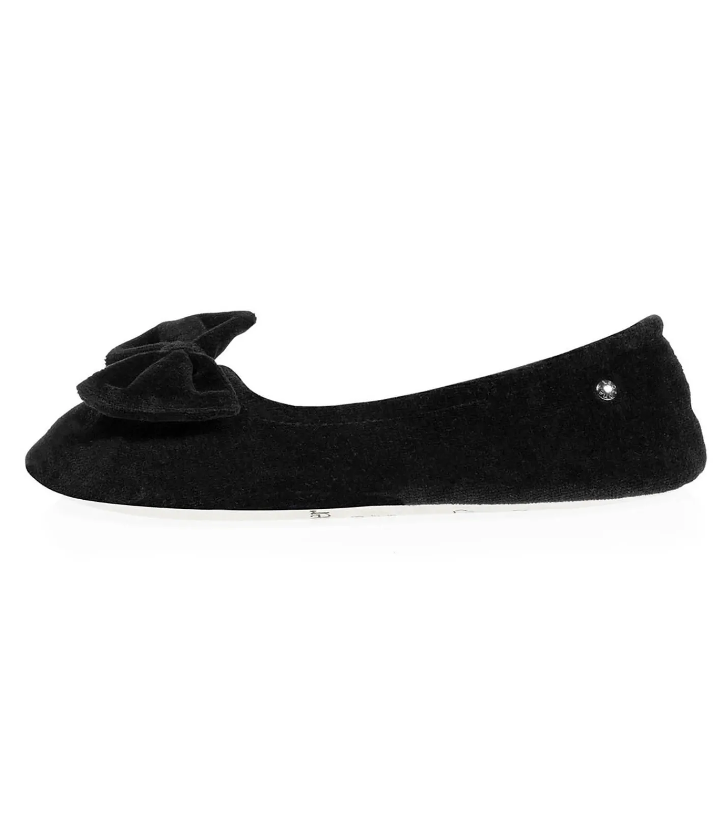 ISOTONER Balletschoentjes Dames Groot Zwart Strik black Outlet