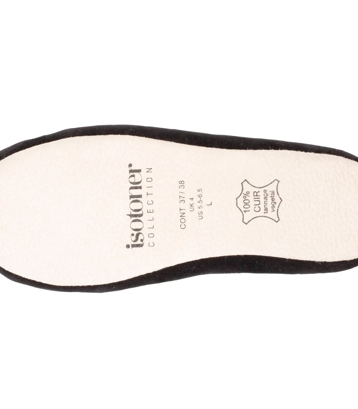 ISOTONER Balletschoentjes Dames Groot Zwart Strik black Outlet