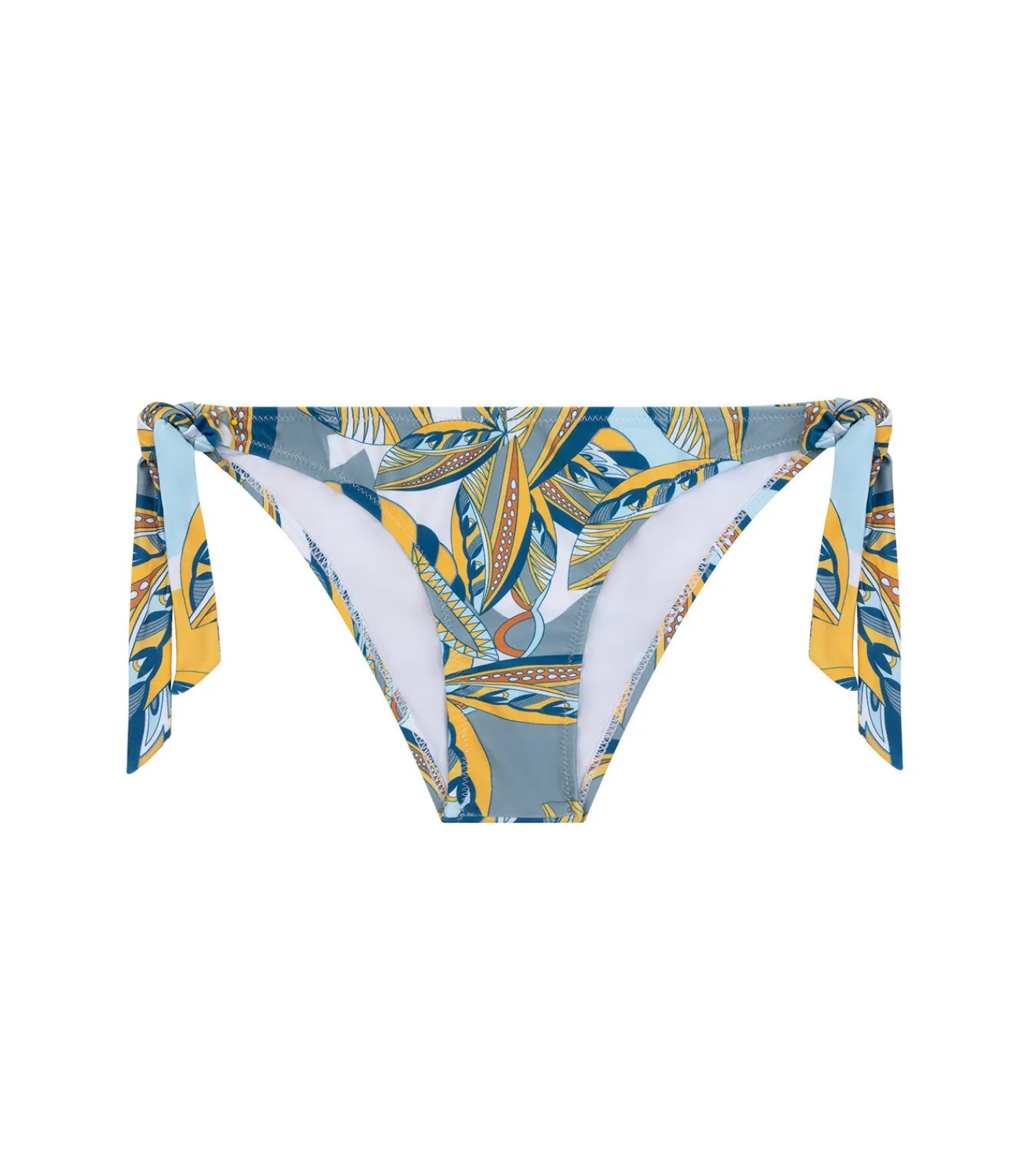 Chic by Lirette Bandeau Bikini Palm - Caribbean Jungle orange Hot