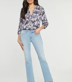 NYDJ Barbara Bootcut Jeans Lichtblauw Premium Denim lightBlue New