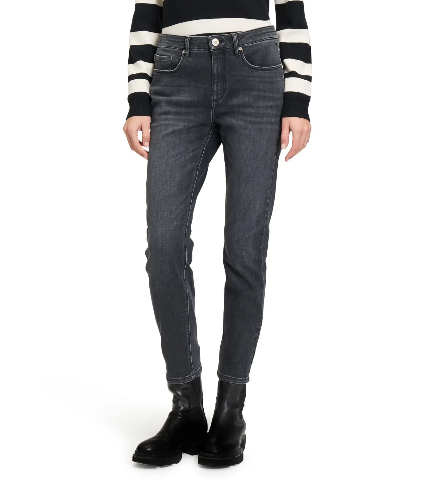 Betty & Co Basic jeans gray Clearance