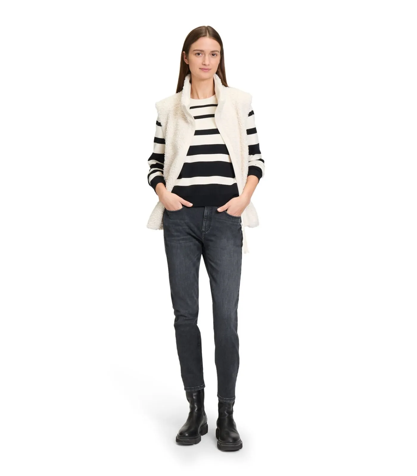 Betty & Co Basic jeans gray Clearance