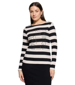 Betty Barclay Basic shirt black/white Outlet