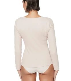 SELMARK BASICOS thermische top met lange mouwen beige Clearance