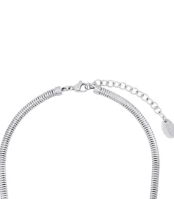 s.Oliver Beadkette voor dames, roestvrij staal, agaat silver Sale