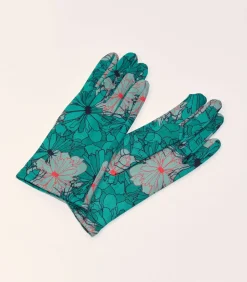 La Fiancée Bedrukte handschoenen GANTS mintGreen New