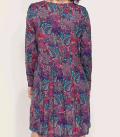 La Fiancée Bedrukte jurk Ecovero OKI violet Discount