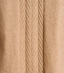 La Fée Maraboutée Beige gebreide sjaal met pailletten brown Sale