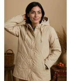 J&JOY jas met stijlvol donseffect beige Best