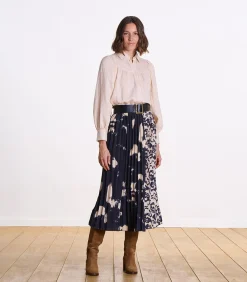 La Fée Maraboutée overhemd met lange mouwen beige New