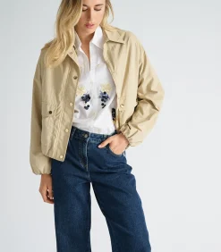 Marie Méro sportieve blouson beige Best