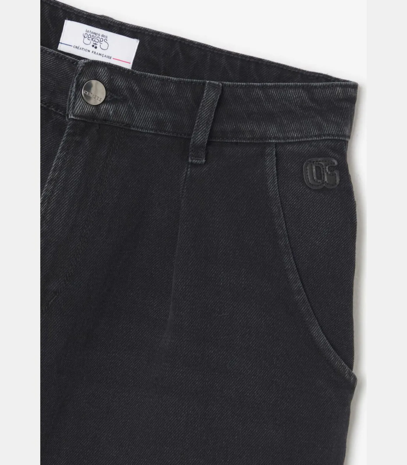 Le Temps des Cerises Bermuda short van jeans LOVA black Clearance