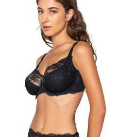 LUNA Beugel push-up beha VENUS black Hot