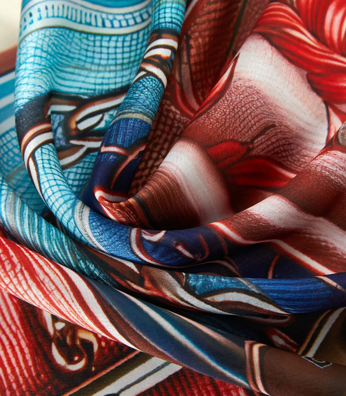 V1969 Big Belts zijden carré pink Discount
