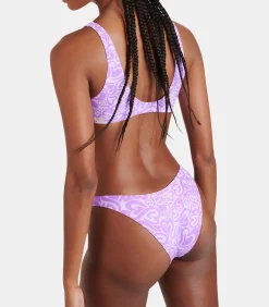 Banana Moon Bikinibroekje met print hartje NAIDA JOYSPLASH violet Hot