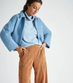 Marie Méro Blauw kort jasje blue