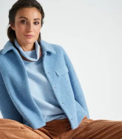 Marie Méro Blauw kort jasje blue