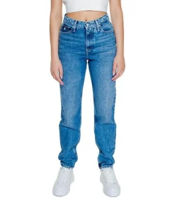 Calvin Klein Jeans Blauw Regular Fit Jeans Dames blue New