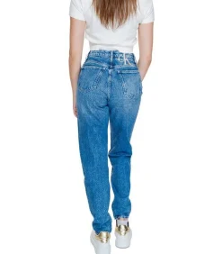 Calvin Klein Jeans Blauw Regular Fit Jeans Dames blue New
